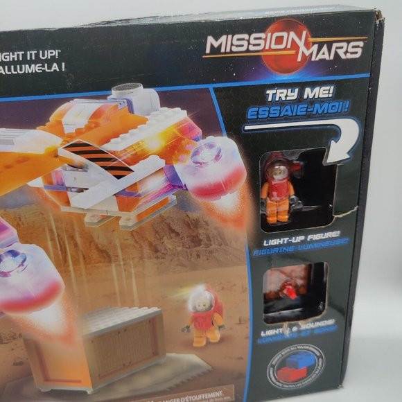 Building Kits for Kids Laser Pegs Mars Shuttle Light Up Sound 280 Pc Ages 7+ - Picture 4 of 7